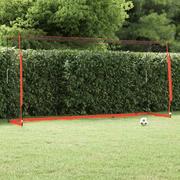 Piłka nożna - Bramka do piłki nożnej, 366,5x91x183 cm, stalowa - miniaturka - grafika 1