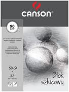 Notesy i bloczki - Canson Szkicownik A3 50k biały CANS0813 - miniaturka - grafika 1