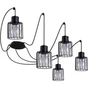 Lampy sufitowe - Sigma Lampa wisząca LUTO 5 długa z deco kloszami 31130 - miniaturka - grafika 1