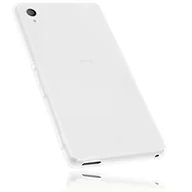 Etui i futerały do telefonów - mumbi etui kompatybilne z Sony Xperia M4 Aqua etui na telefon komórkowy, przezroczyste białe - miniaturka - grafika 1