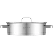 Garnki - Kassel płaski z pokrywą Lucia 24 cm 93017 - miniaturka - grafika 1