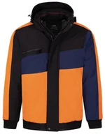 Kurtki męskie - KURTKA MĘSKA ZIMOWA OCIEPLANA Z KAPTUREM 3CGP - M - miniaturka - grafika 1