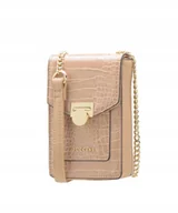 Torebki damskie - Mini Torebka Mała Damska Na Łańcuszku Crossbody PUCCINI Beżowa BML043T-6A - miniaturka - grafika 1