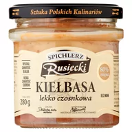 Pasztet i przetwory mięsne - Spichlerz Rusiecki KIEŁBASA LEKKO CZOSNKOWA 300G PAMAPOL zakupy dla domu i biura! 45797594 - miniaturka - grafika 1