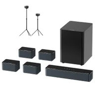 Soundbary - Ultimea Poseidon D80 Boom 7.1 Soundbar + 1 Pairs * Steady 300 Speaker Stands, Dolby Atmos, 500W Peak Power - miniaturka - grafika 1