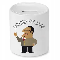 Skarbonki - SKARBONKA DLA KIEROWNIKA NAJLEPSZY KIEROWNIK z Nadrukiem ze Zdjęciem - miniaturka - grafika 1