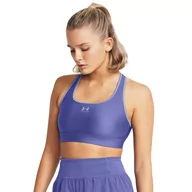 Bielizna sportowa damska - Biustonosz treningowy Under Armour UA Authentics Mid Padless - fioletowy - UNDER ARMOUR - miniaturka - grafika 1