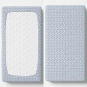 Prześcieradła dla dzieci - PRZEŚCIERADŁO SATYNA BAWEŁNIANA 100% Z GUMKĄ DO ŁÓŻECZKA 60x120 - FERETTI - miniaturka - grafika 1