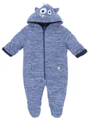 Pajacyki dla niemowląt - Niebieski kombinezon potworek 3-6 m 68 cm - miniaturka - grafika 1