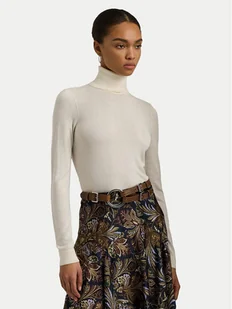 Lauren Ralph Lauren Golf 200940470001 Écru Slim Fit - Swetry damskie - miniaturka - grafika 1