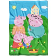 Koce i narzuty dla dzieci - Koc Dla Dziecka Z Miękkiego Coralu Świnka Peppa - miniaturka - grafika 1