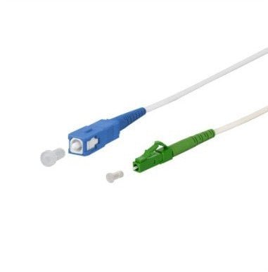 Kabel krosowy METZ CONNECT OpDAT, SC-S/LC-S APC OS2, 20 m