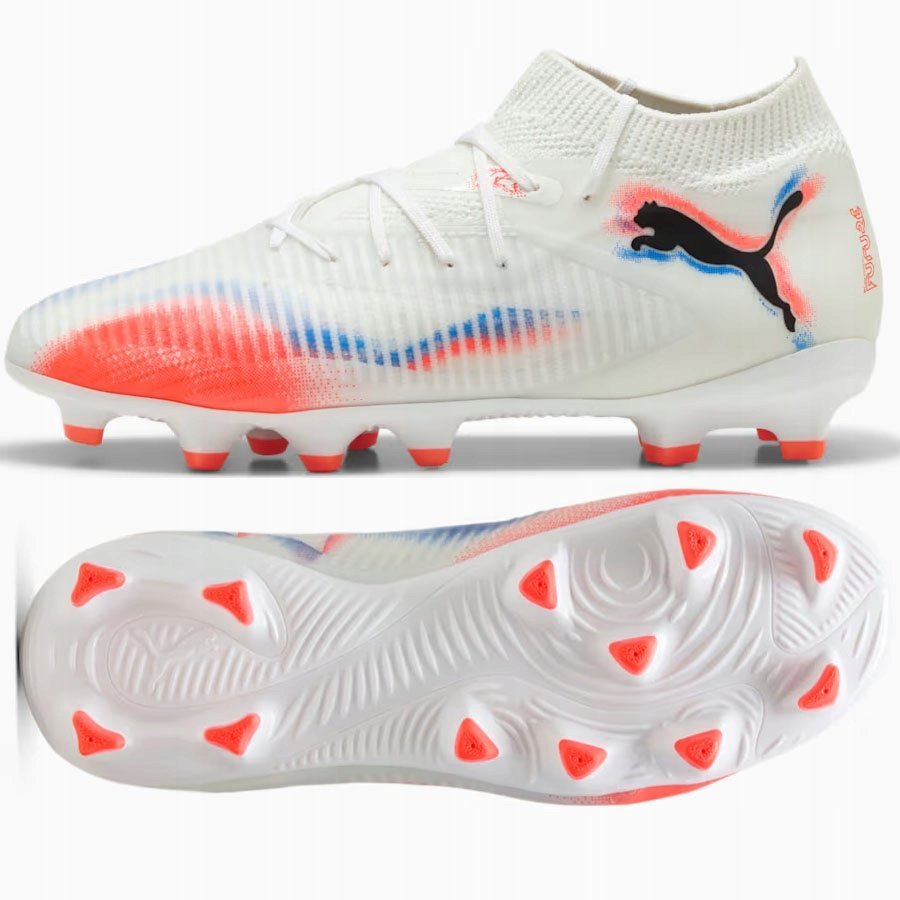 Buty Puma Future 8 Pro Jr FG/AG 108613-01 biały 37