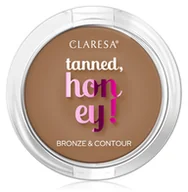 Bronzery i konturowanie twarzy - Claresa, bronzer TANNED HONEY! 12 VERSATILE 10g - miniaturka - grafika 1