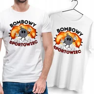 Koszulki męskie - T-Shirt Dla Sportowca biały Na Prezent z Dowolnym Nadrukiem Zdjęciem Gift - miniaturka - grafika 1