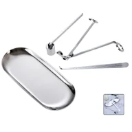 Świece - Zagaszasz do świec Nożyczki do knotów trymer taca - miniaturka - grafika 1