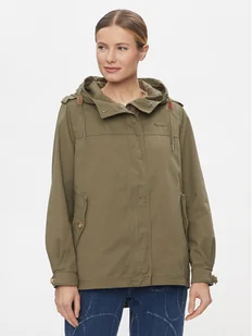 Pepe Jeans Parka Sally PL402319 Zielony Regular Fit - Kurtki damskie - miniaturka - grafika 1
