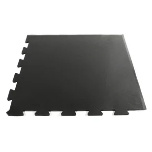 Mata na siłownie, puzzle, element narożny, 610 x 610 mm - Podnóżki, podpórki, podkładki - miniaturka - grafika 1