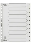 Przekładki do segregatorów - Przekładki numeryczne Elba Strong Line, A4, białe, 10 sztuk - miniaturka - grafika 1