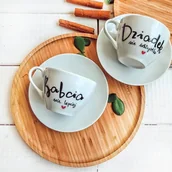 Filiżanki - Zestaw filiżanek Jedrki Dziadek wie wsystko, 2 szt. - miniaturka - grafika 1