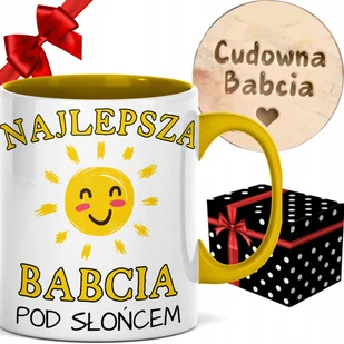 KUBEK ZESTAW PREZENTOWY DLA DZIADKÓW PREZENT DZIEŃ BABCI GRAWER ZDJĘCIE - Kubki - miniaturka - grafika 1