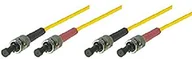 Kable miedziane - Equip LWL Patchkabel ST-&gt;ST 5.00m Singlemode Duplex OS2 yel Polybeutel 252235 - miniaturka - grafika 1