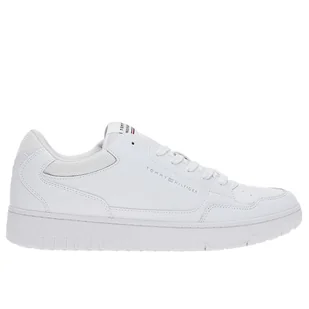 Buty Tommy Hilfiger TH Basket Core Leather FM0FM04727-YBS - białe - Buty sportowe męskie - miniaturka - grafika 5