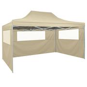 Altany ogrodowe - vidaXL Profesjonalny, składany namiot imprezowy, 3 ściany, 3x4 m, stal - miniaturka - grafika 1