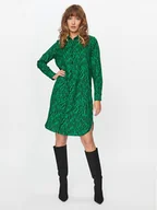 Sukienki - ONLY Sukienka koszulowa 15289129 Zielony Regular Fit - miniaturka - grafika 1