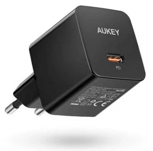 AUEKY PA-Y20S BLACK ŁADOWARKA SIECIOWA 20W 1XUSB-C PD - Ładowarki do telefonów AUEKY PA-Y20S BLACK ŁADOWARKA SIECIOWA 20W 1XUSB-C PD - Ładowarki do telefonów - miniaturka - grafika 1
