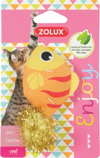 Zolux Zabawka dla kota LOVELY ryba z kocimiętką - Zabawki dla kotów - miniaturka - grafika 1