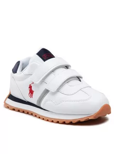 Buty dla chłopców - Ralph Lauren Polo Sneakersy Weymouth Ez RF103559 S Biały - grafika 1