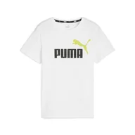 Odzież sportowa dziecięca - Koszulka Dziecięca Puma Ess+2 Col Logo Tee - miniaturka - grafika 1