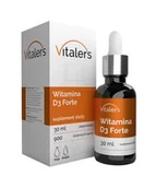 Witaminy i minerały - Vitaler's Witamina D3 Forte 2000 IU krople - 30 ml - miniaturka - grafika 1