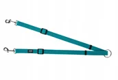 Smycze dla psów - CHABA DWÓJNIK REGULOWANY S 1,0/32-55cm MORSKI - miniaturka - grafika 1