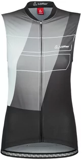 Koszulki rowerowe - Löffler Vent Full Zip Bike Sleeveless Jersey Men, czarny EU 52 2022 Koszulki kolarskie - grafika 1