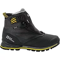 Buty trekkingowe damskie - Jack Wolfskin Damskie buty trekkingowe 1995 Series Texapore Mid W, Black Burly Yellow Xt, 41 EU - miniaturka - grafika 1