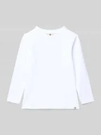 Koszulki dla chłopców - Bluzka z długim rękawem i detalem z logo - miniaturka - grafika 1