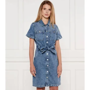 Tommy Hilfiger Jeansowa sukienka - Sukienki - miniaturka - grafika 1