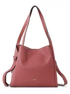 Torebki damskie - L.Credi - Damska torba shopper  Judith, różowy|czerwony - miniaturka - grafika 1