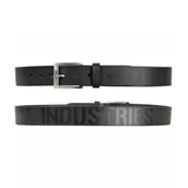 Odzież taktyczna i umundurowanie - Pasek skórzany Alpha Industries Embossed Belt 168931 03 - Czarny XXL - miniaturka - grafika 1