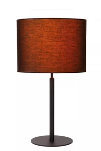 Lampa stołowa z abażurem czarna E27 Maya Lucide - Lampy stojące - miniaturka - grafika 1