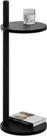 Ławy i stoliki kawowe - Czarny nowoczesny stolik pomocniczy - Nebo 4X - miniaturka - grafika 1