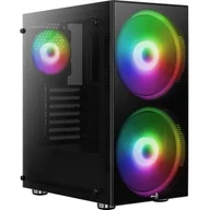 Obudowy komputerowe - Aerocool PGS PYTHON Glass BLACK RGB (AEROPGSPYTHON-G-BKRG) - miniaturka - grafika 1