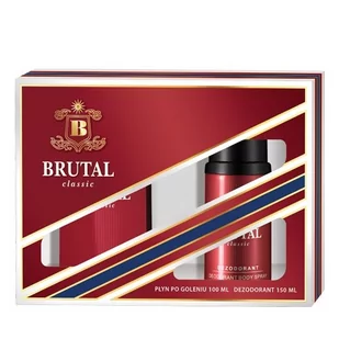 La Rive Zestaw kosmetyków Brutal Classic (płyn po goleniu 100 ml + dezodorant 150 ml) - Zestawy perfum męskich - miniaturka - grafika 1