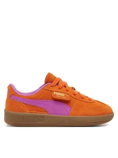 Puma Sneakersy Palermo Jr 397271 26 Pomarańczowy - Buty dla dziewczynek - miniaturka - grafika 1