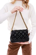 Torebki damskie - Madamra Women's TRFMDMRA100102 Shoulder Bag, czarna, 14 x 24 x 6 cm - miniaturka - grafika 1