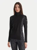 Pozostała odzież narciarska - Roxy Bielizna termoaktywna górna Daybreak Brushed Half Zip ERJLW03054 Czarny Slim Fit - miniaturka - grafika 1