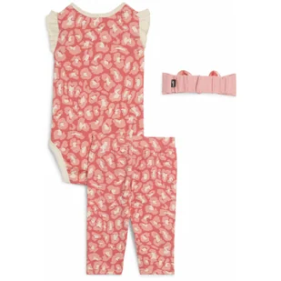 Trzyczęściowy zestaw dla małych dzieci Minicats Essentials Animal Newborn PUMA - Odzież sportowa dziecięca - miniaturka - grafika 1