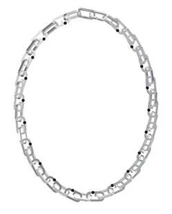 Biżuteria GUESS JUMN02124JWST. Naszyjnik, Kolor szary. Mężczyzna. - Naszyjniki - miniaturka - grafika 1